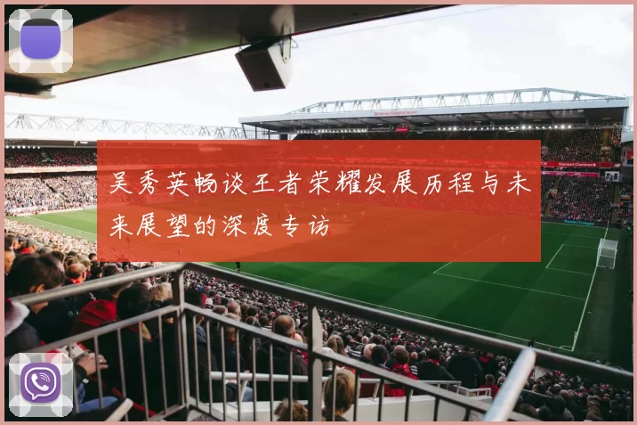 吴秀英畅谈王者荣耀发展历程与未来展望的深度专访
